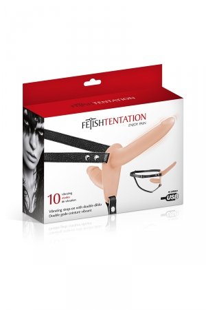 Double gode ceinture chair vibrant - Fetish Tentation – Image 2