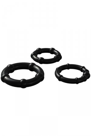 Set 3 Cockrings noir Babooom - Wooomy – Image 2