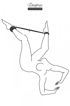 Barre d'écartement ajustable - Easytoys Fetish Collection – Image 2